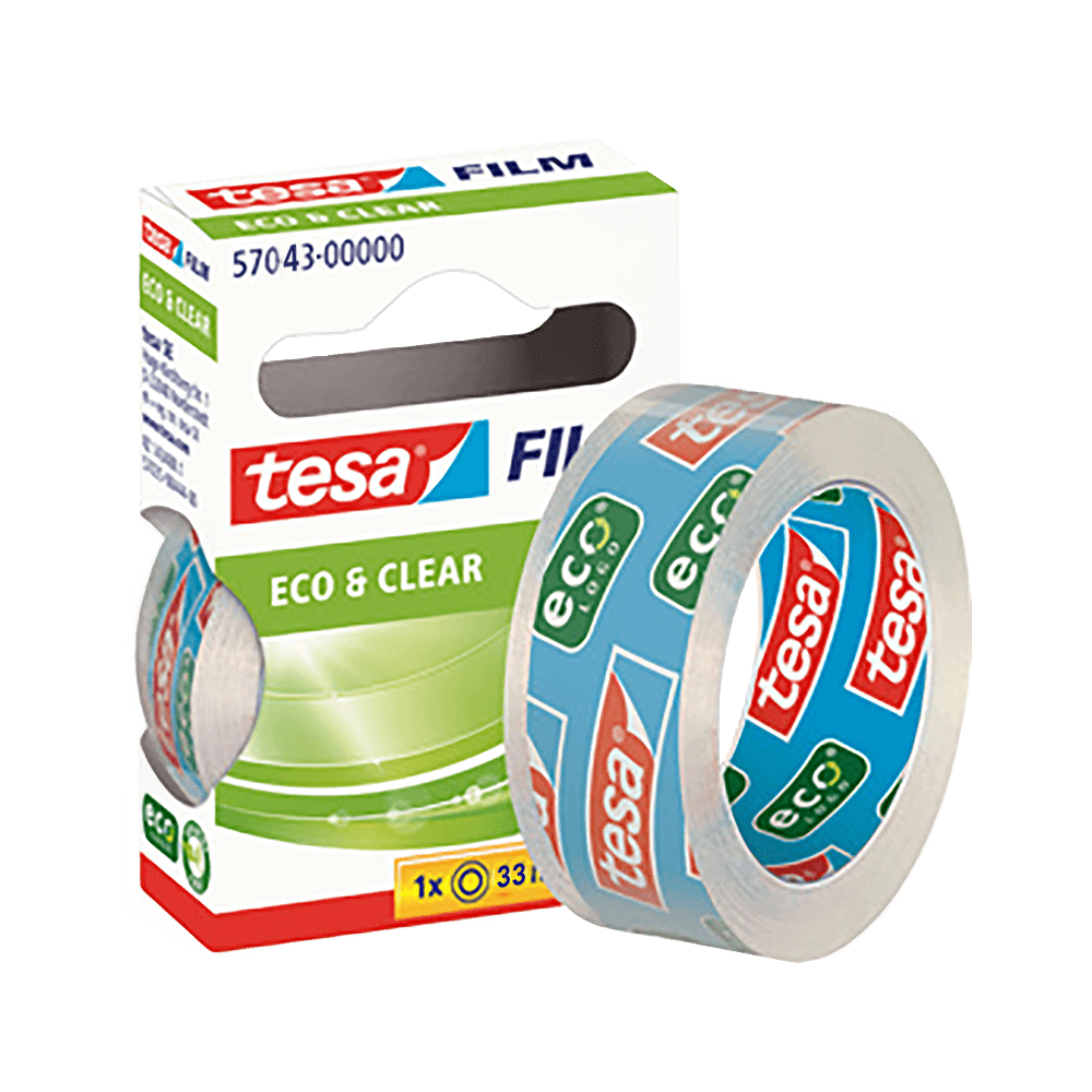 tesa Film Eco & Clear transparent 19 mm x 33 m
