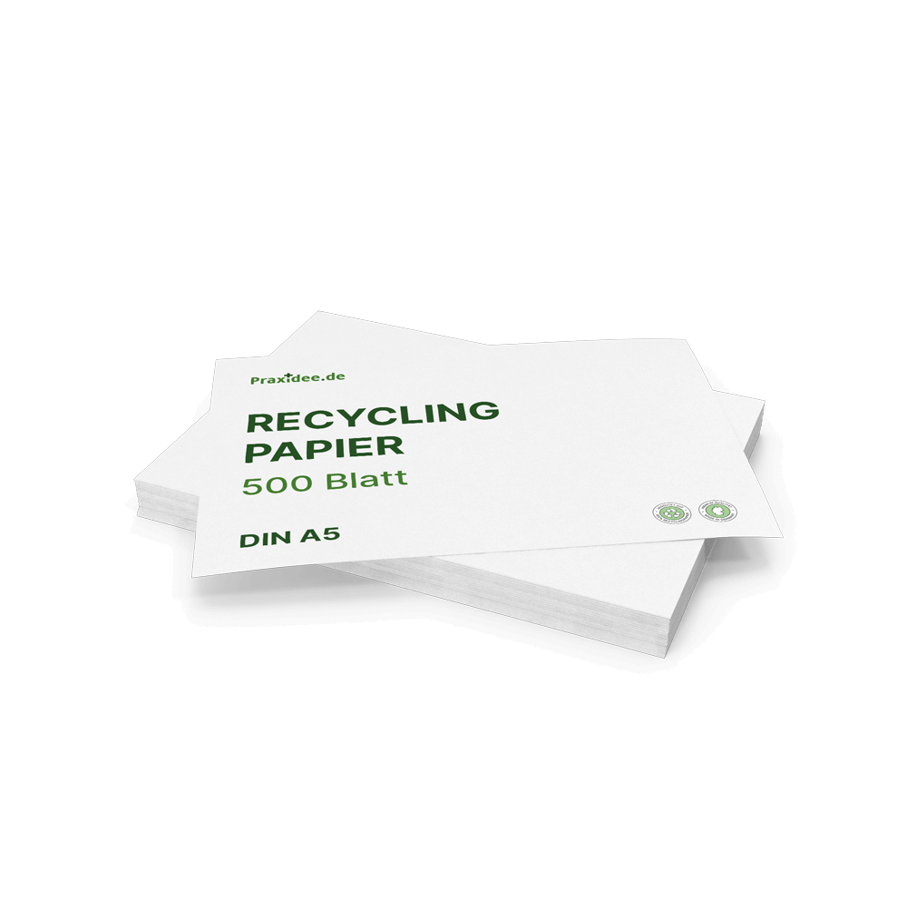 Kopierpapier Recycling-Weiß DIN A5 80g