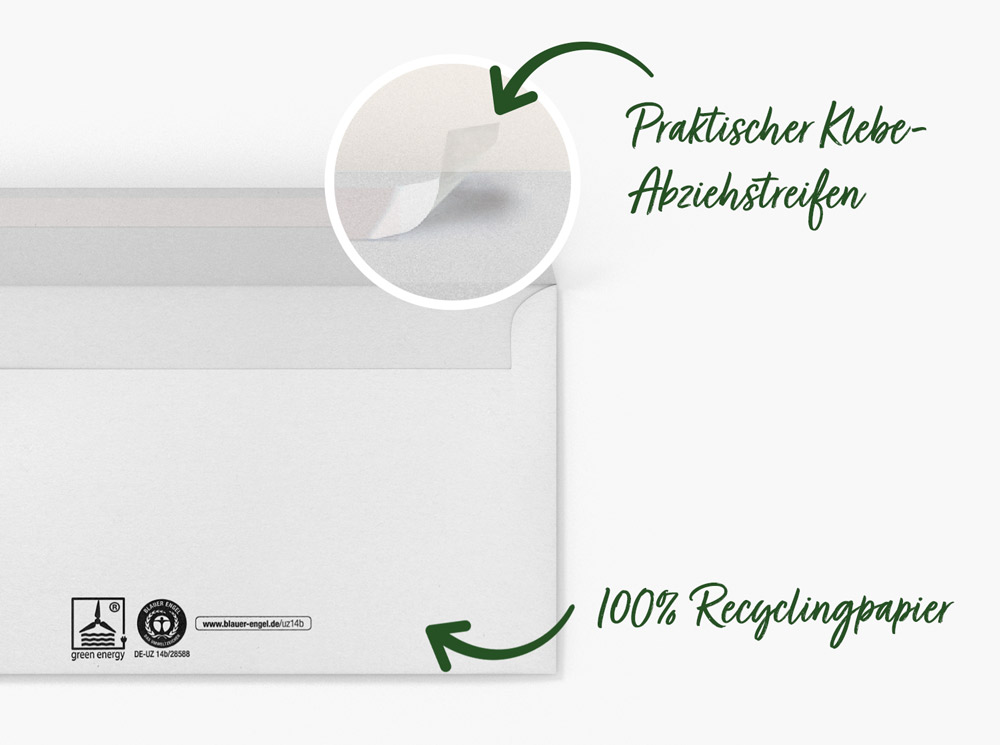 Praxidee Graue Umschläge Vorteile Recycling