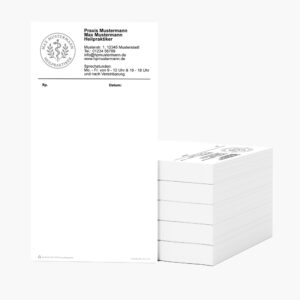 Praxidee Privatrezept Heilpraktiker mit Logo