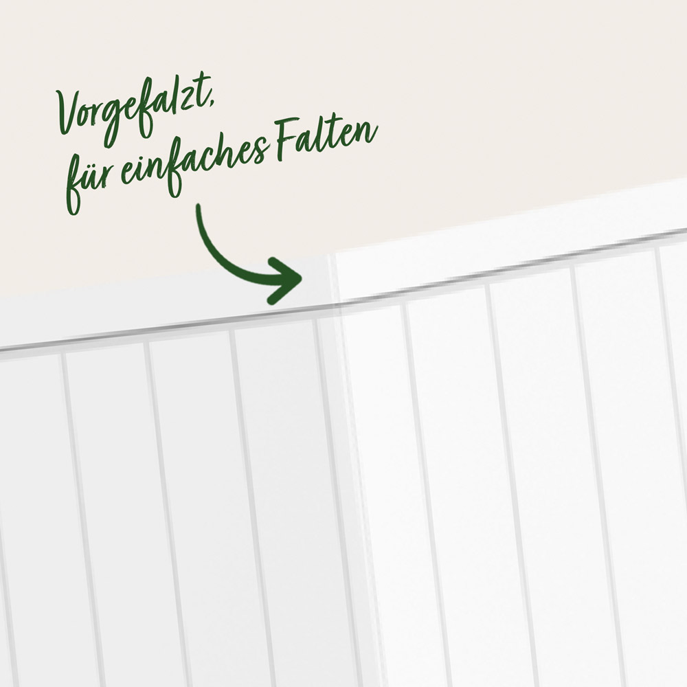 Patientenkartei Vorgefalzt